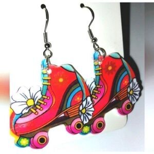 Colorful fun 5d rainbow earrings